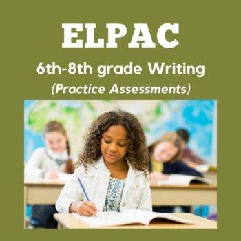 Preview of ELPAC-Writing Section- Describe a Picture Bundle (6th-8th Grade)