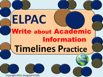 Preview of ELPAC Writing Practice Timelines