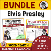 ELVIS PRESLEY Music Activities and Worksheets BUNDLE