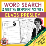 ELVIS PRESLEY Music Word Search and Biography Research Act