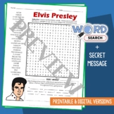 ELVIS PRESLEY Word Search Puzzle Activity Vocabulary Works