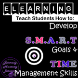 SMART Goals & Time Management BUNDLE | EDITABLE | Distance