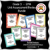 EM4-Everyday Math 4 - Grade 3 Assessment Study Guide Bundle