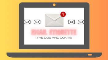 Preview of EMAIL ETIQUETTE | Start the year right