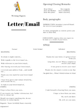 semi formal letter