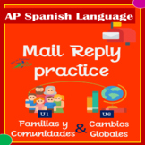 EMAIL REPLY U1-U6 AP SPANISH | SPANISH READING & WRITING A
