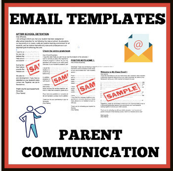Preview of EMAIL TEMPLATES FOR PARENT COMMUNICATION