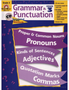 EMC 2713, Grammar and Punctuation, Grade 3 by InsightfulInstruct Store