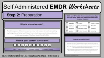 Preview of EMDR Worksheets - Preparation