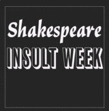 EMERGENCY SUB PLAN: Shakespeare Insult Week