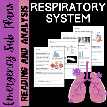 Preview of EMERGENCY SUB PLANS: Respiratory System Air Movement