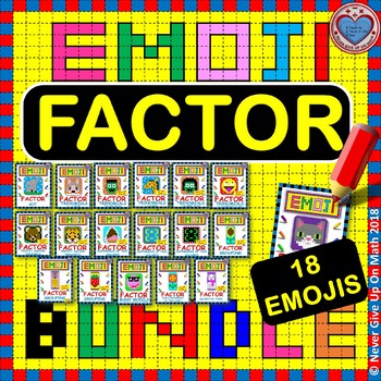 Preview of EMOJI - BUNDLE All about FACTORING