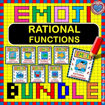Preview of EMOJI - BUNDLE Rational Functions