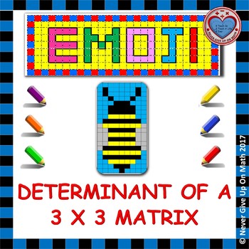 Preview of EMOJI - Determinant of a 3x3 Matrix