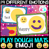 Emotion Playdough mats - EMOJI NO PREP Activity Centre - S