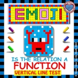 EMOJI - Is the graphed relation a Function? * Vertical Line Test