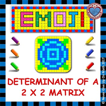 Preview of EMOJI - Determinant of a 2x2 Matrix