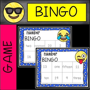 EMOJI Number Bingo by Mama Pearson | TPT