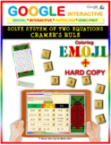 EMOJI - System of Equations - 2 Variables Cramer's Rule (G