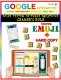 EMOJI - System of Equations - 3 Variables Cramer's Rule (G