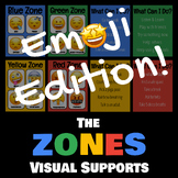 EMOJI Zones of Self-Regulation Visual Supports