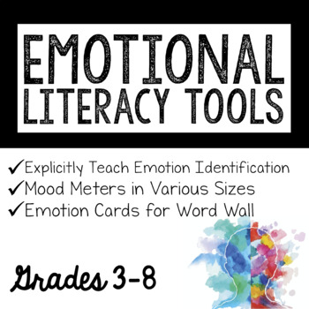 Preview of EMOTIONAL LITERACY - Tools to Introduce SEL Curriculum and Self Regulation