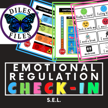 Preview of EMOTIONAL REGULATION CHECK-IN CHART S.E.L.