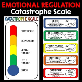 Preview of EMOTIONAL REGULATION:  The Catastrophe Scale