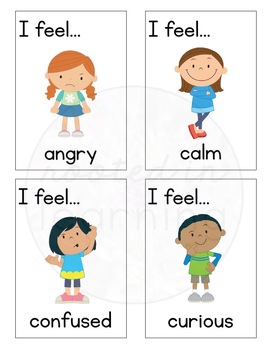 EMOTIONS & FEELINGS | Flash Cards by Rooted in Learning | TpT