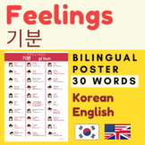 EMOTIONS Korean Feelings Korean | Bilingual English Korean