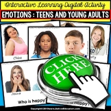 EMOTIONS Teens and Young Adults NO PRINT DIGITAL Activity 