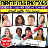 EMOTIONS Teens and Young Adults Task Cards “Task Box Fille