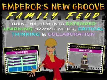 Preview of EMPEROR'S NEW GROOVE FAMILY FEUD GAME- FUN, ENGAGING, INTERACTIVE CLASS ACTIVITY
