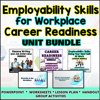 Preview of EMPLOYABILITY SKILLS for Workplace Career Readiness UNIT BUNDLE