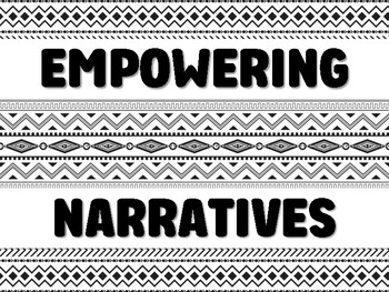 Preview of EMPOWERING NARRATIVES Black History Month Bulletin Board Decor Kit