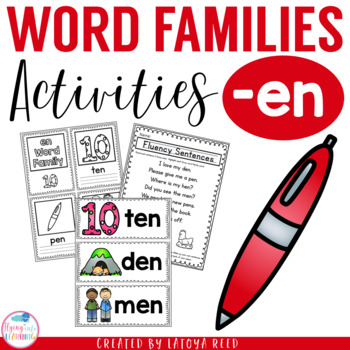 Preview of EN Word Family Mini Pack
