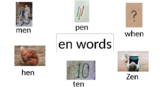 EN word family/cvc words Flashwords