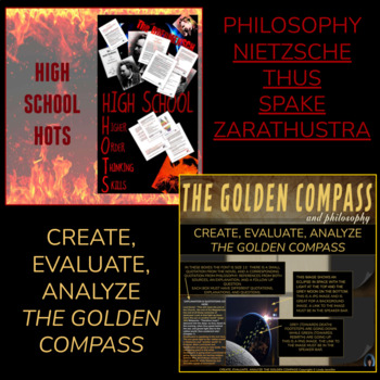 Preview of END OF NOVEL PROJECT THE GOLDEN COMPASS | PHILOSOPHY | CRITICAL THINKING