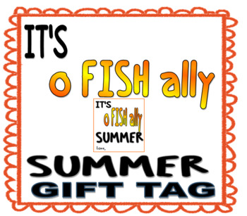 END OF SCHOOL GOLD FISH, SWEEDISH FISH - gift - print and go! O ...