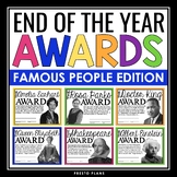 End of the Year Awards - Famous People Edition Student Awa