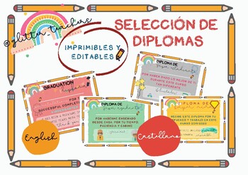 Preview of END OF THE YEAR AWARDS - DIPLOMAS DE FIN DE CURSO y más