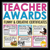 End of the Year Awards for Teacher or School Staff - Teach