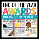 End of the Year Awards - Idiom Edition Student Awards Cert
