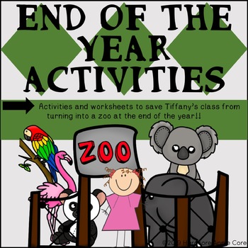 Preview of END OF THE YEAR- Zoo Animal Activities and Worksheets!