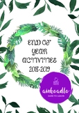 END OF YEAR ACTIVITIES 2018-2019