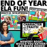 END OF YEAR FUN ACTIVITIES MEMORY BOOK WOULD YOU RATHER LI