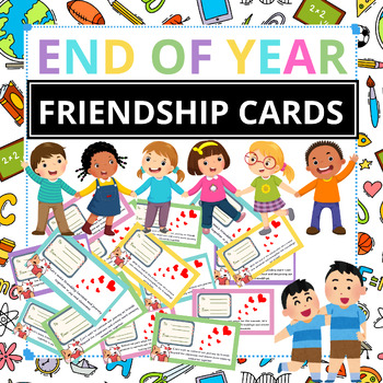 Preview of END OF YEAR Activities_ 20 Friendship enhancing cards