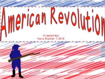 Preview of END OF YEAR American Revolution War Bundle Pack: Social Studies Unit
