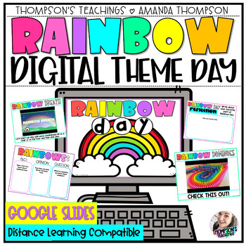 Preview of VIRTUAL DIGITAL THEME DAY | Google Slides | Distance Learning