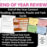 END OF YEAR ELA Activities Countdown to SUMMER! No Prep Centers